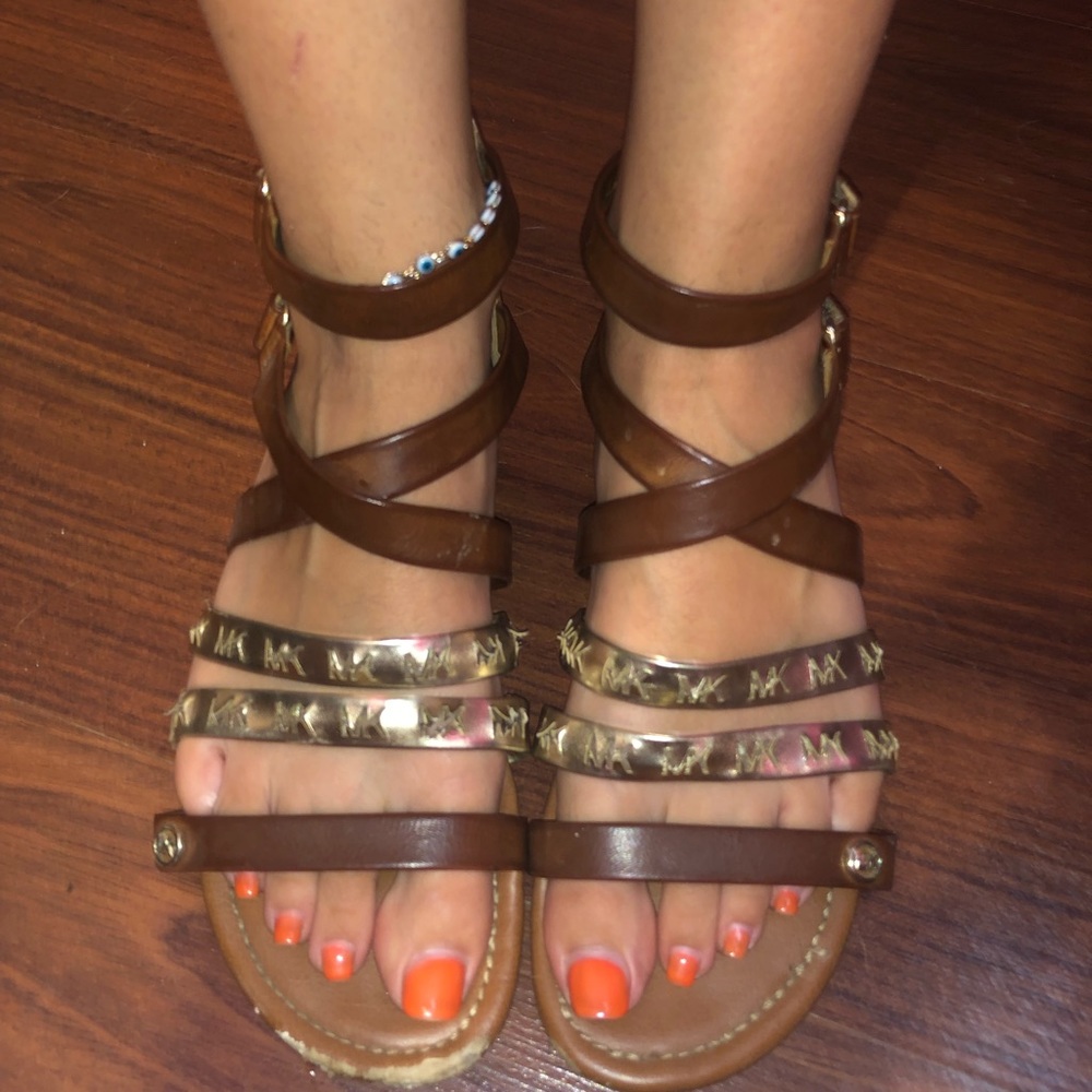 Micheal Kors gladiator shoes